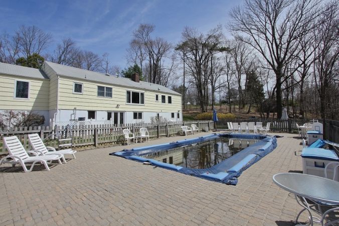 Backyard in-ground pool