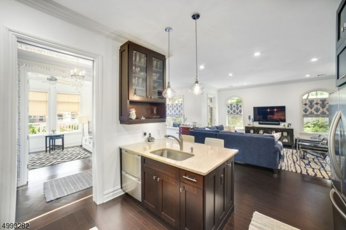 Kitchen open to Living Room