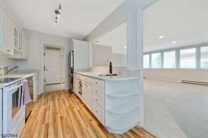 Kitchen with new oak flooring