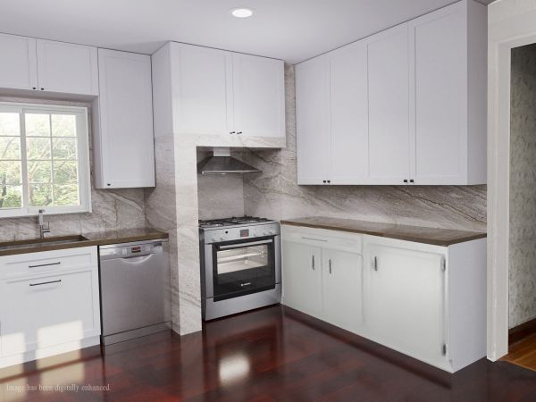 Virtually Staged Kitchen