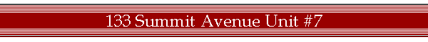 133 Summit Avenue Unit #7
