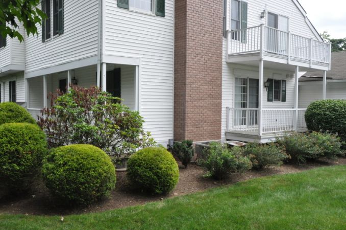 Back view of condo